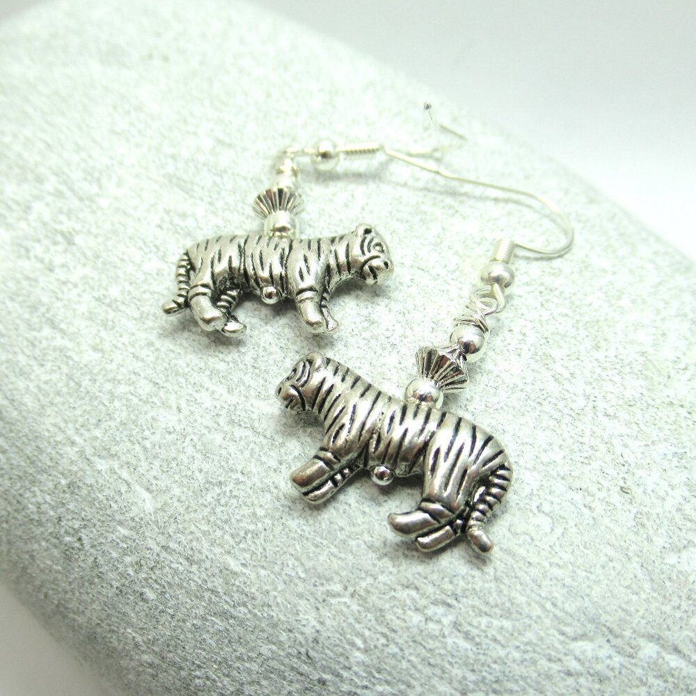 Tiger earrings